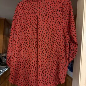 Lush Burgundy and Black Patterned Top